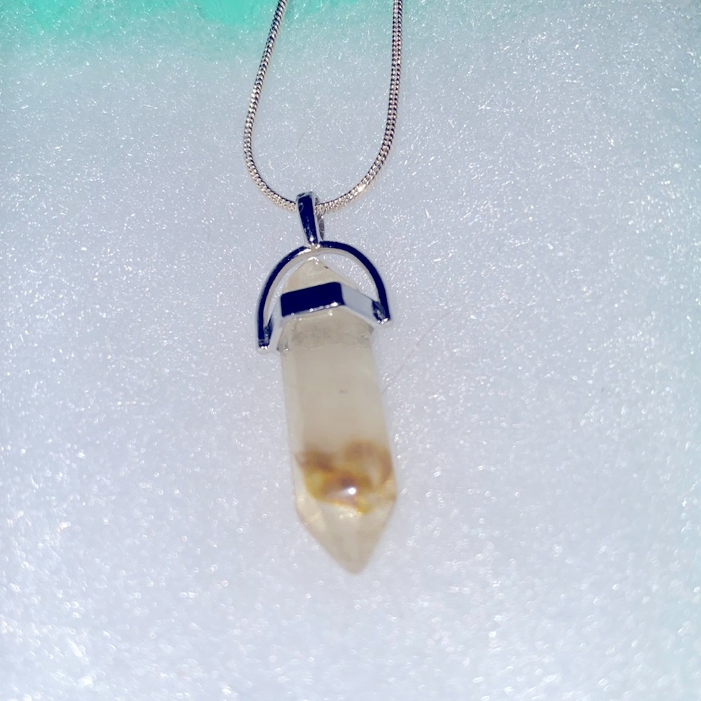 Montana Moss Agate Sterling Silver Necklace